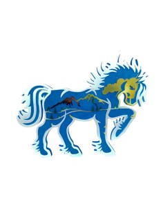 Molde de caballo de 22cm