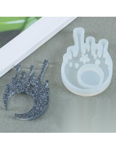 Molde de silicona de Luna...