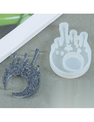 Molde de silicona de Luna derretida