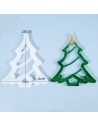 Molde de silicona de árbol de navidad de 20 cm