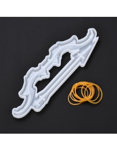 Molde de silicona de arco y flechas