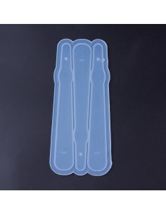 Molde de silicona de abanico