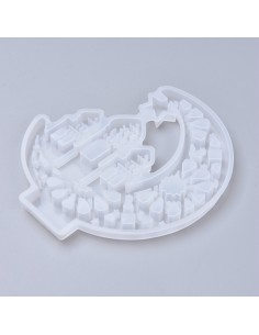 Kit de moldes de Luna árabe y molde de base