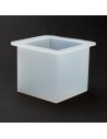 Molde de silicona de cubo de 10 cm