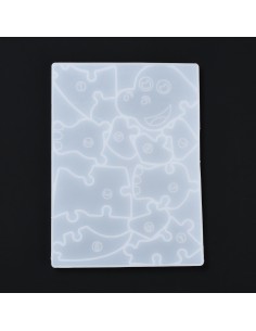 Molde de silicona de puzzle de dinosaurio