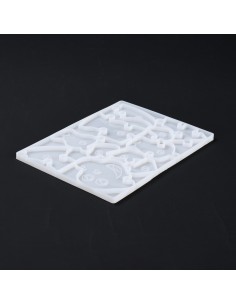 Molde de silicona de puzzle de dinosaurio