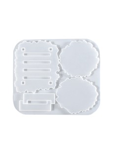 Molde de posavasos y base de posavasos irregular