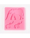 Molde de silicona de mama elefante