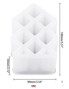 Molde de silicona de caja de almacenamiento