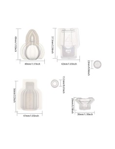 Kit de moldes de silicona para pocimas