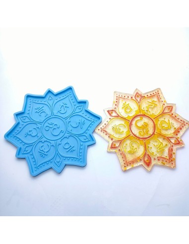 Molde de silicona budista 15 cm.