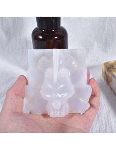 Molde de zorro de 9 colas de 9 cm