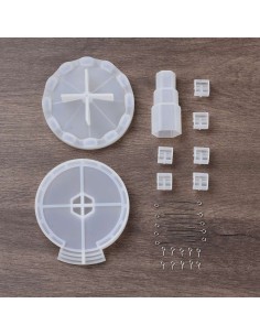 Molde de silicona de carrusel de patitos