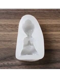 Molde de silicona de estatuilla de Buda