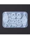 Molde de silicona para pendientes de formas