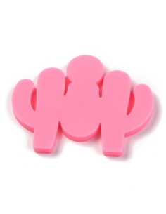 Molde de silicona de cactus para pendientes grande