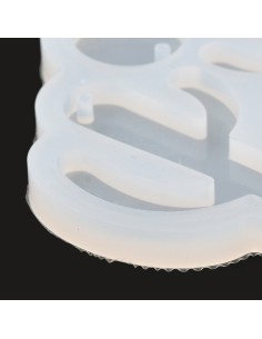 Molde de silicona de cactus blanco mediano