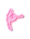 Molde de  silicona de gimnasta