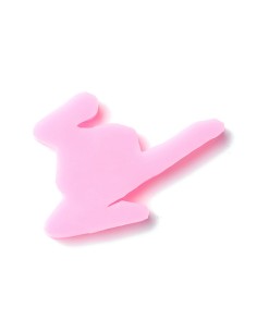 Molde de  silicona de gimnasta en el aire