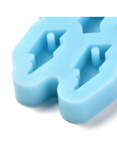 Molde de silicona de rayos y cruces peque