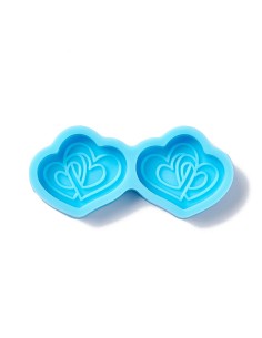 Molde de silicona de corazones peque