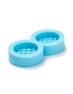 Molde de silicona redondo de escamas de sirena peque