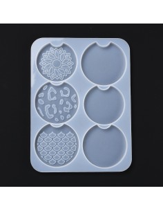 Molde de posavasos de diseño