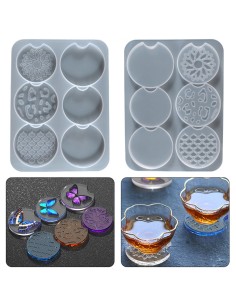 Molde de posavasos de diseño
