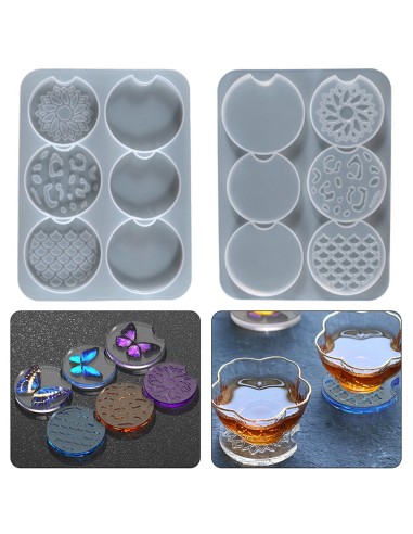 Molde de posavasos de diseño