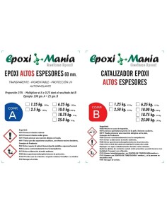 Resina epoxi de Altos Espesores