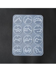 Molde de constelaciones redondo