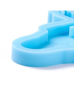 Molde de mujer meditando  con chakras