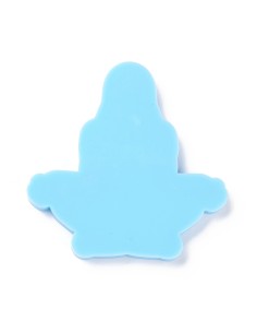 Molde de mujer meditando  con chakras