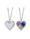 Colgante en forma de corazón sublimable