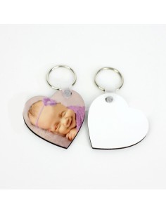 Llavero sublimable de corazón