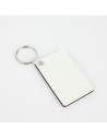 Llavero sublimable de forma rectangular