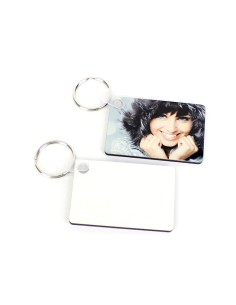 Llavero sublimable de forma rectangular