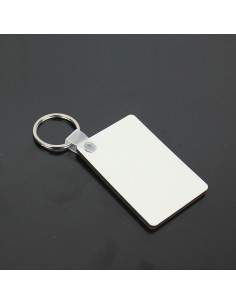 Llavero sublimable de forma rectangular