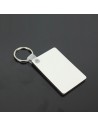 Llavero sublimable de forma rectangular