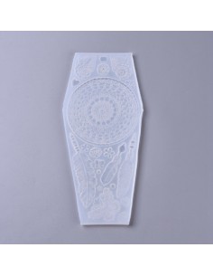 Molde de silicona de atrapasueños plumas
