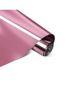 LOKLiK Vinilo Adhesivo Permanente Espejo Metálico - Oro Rosa - 30,5 x 180 cm