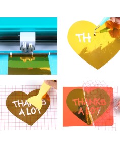 LOKLiK Vinilo Adhesivo Permanente Espejo Metálico - Oro Rosa - 30,5 x 180 cm