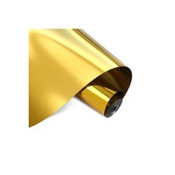 LOKLiK Vinilo Adhesivo Permanente Espejo Metálico - Oro Rosa - 30,5 x 180 cm