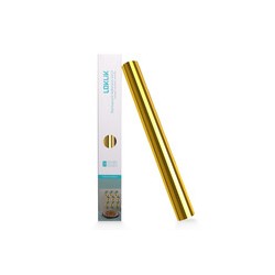 LOKLiK Vinilo Adhesivo Permanente Espejo Metálico - Oro Rosa - 30,5 x 180 cm