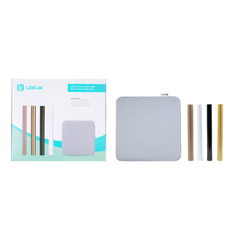 LOKLiK Paquete de inicio de Mini & Easy Heat Press