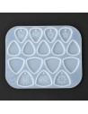 Molde de silicona de púas de guitarra