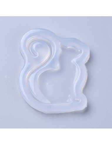 Molde de silicona de gato