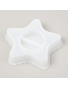 Molde de estrella portavelas