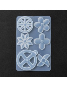 Molde de silicona para colgante giratorio