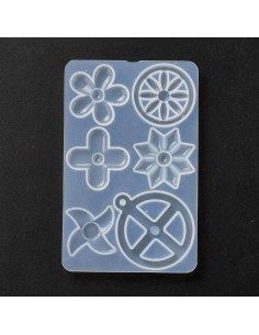 Molde de silicona para colgante giratorio